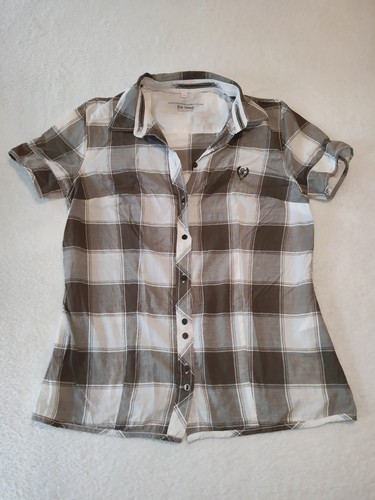 Hemd bluse kurzarm kariert - hemd/bluse, kurzarm,