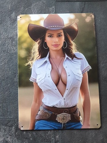 Pin girl cowboyhut - pin,