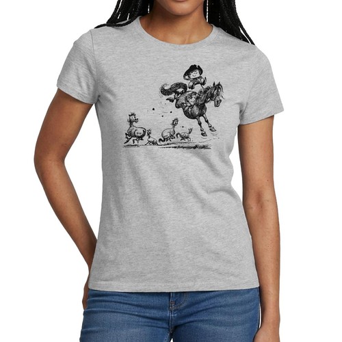 Thelwell westernreiten cowboy - westernreiten,